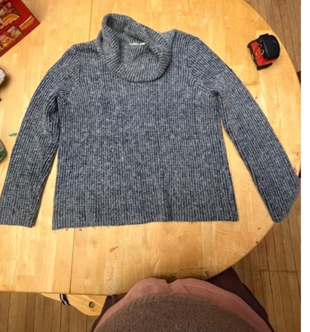 Linden Hill Womens Cowl Neck Sweater Size M Mohair Blend Made In Japan Soft Cozy